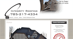 Desktop Screenshot of integrityroofingkansas.com